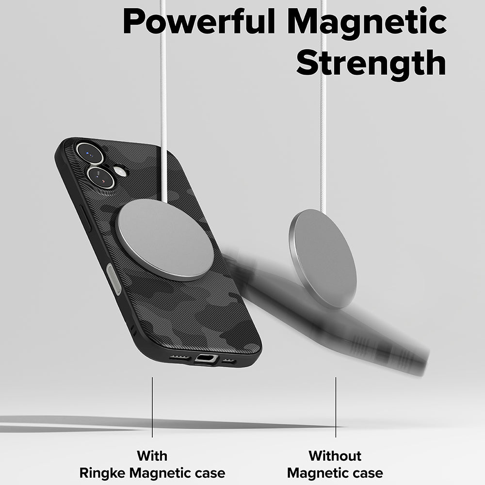 Husa MagSafe pentru Apple iPhone 17, Ringke, Onyx, Camuflaj