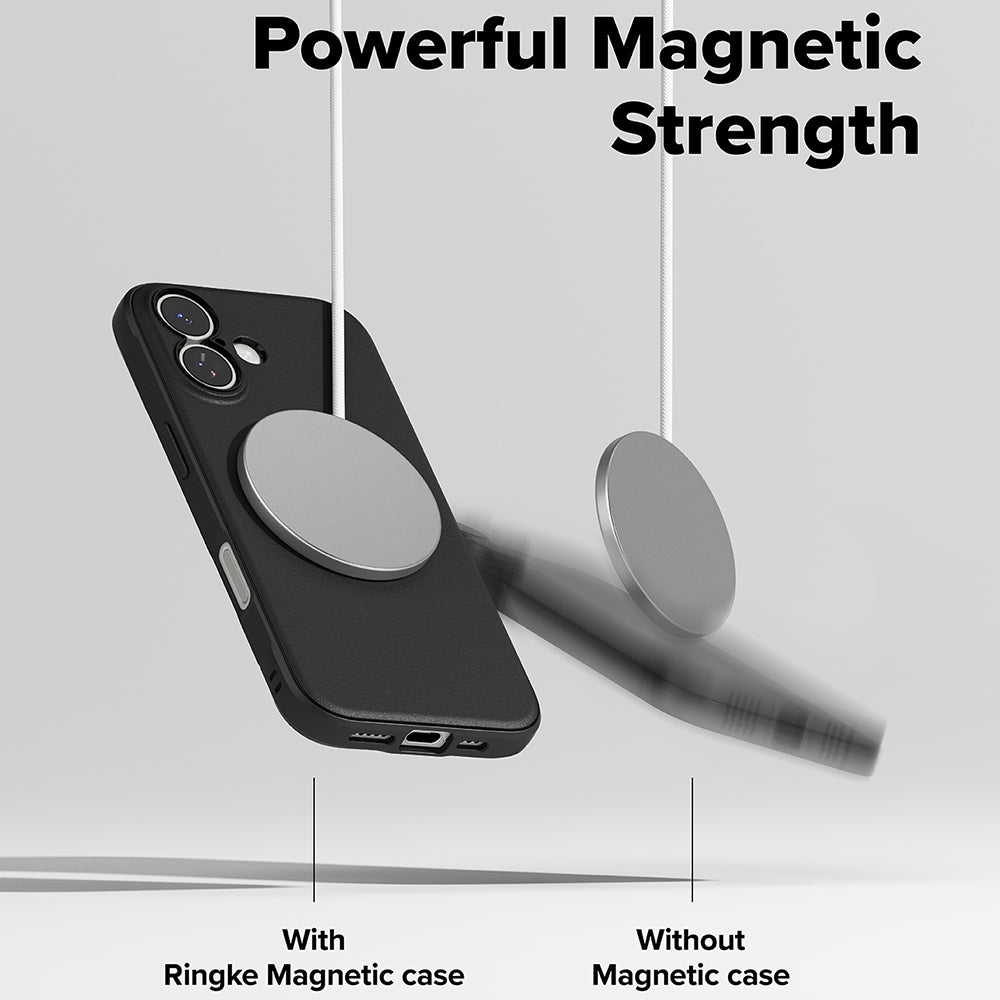Husa MagSafe pentru Apple iPhone 17, Ringke, Onyx, Neagra