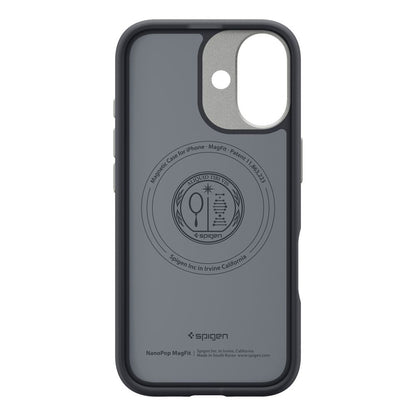 Husa MagSafe pentru Apple iPhone 17, Spigen, Caseology Nano Pop, Neagra ACS10366