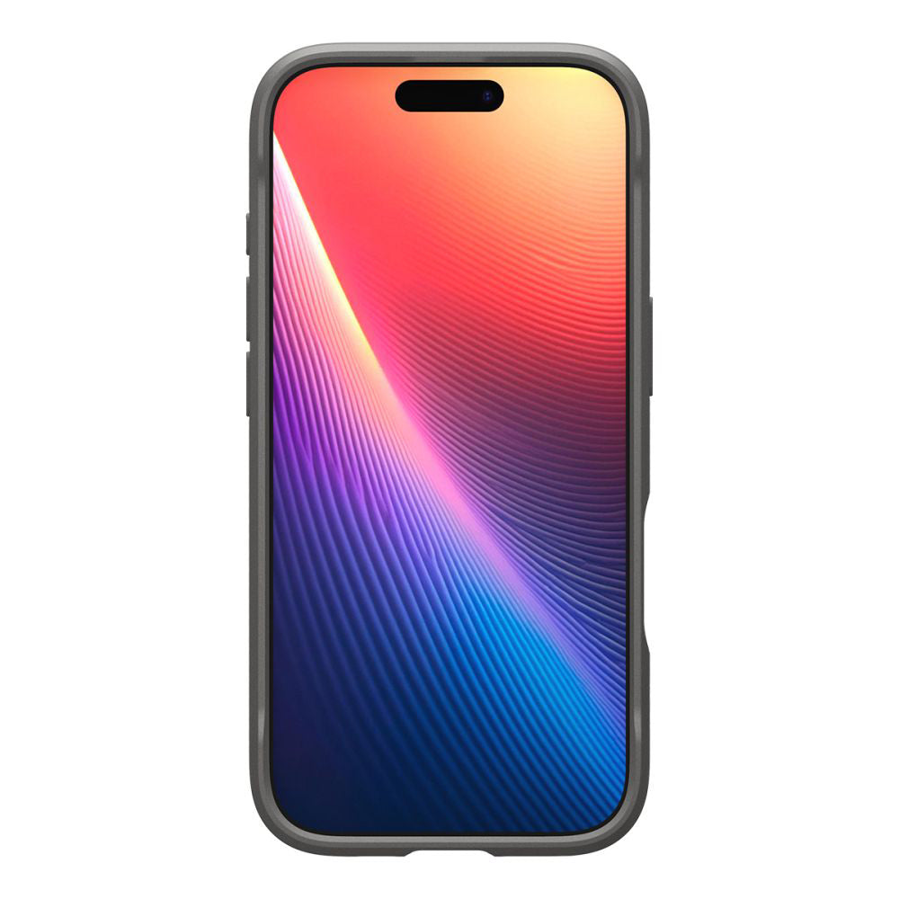 Husa MagSafe pentru Apple iPhone 17, Spigen, Rugged Armor, Gri