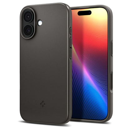 Husa MagSafe pentru Apple iPhone 17, Spigen, Thin Fit, Gri