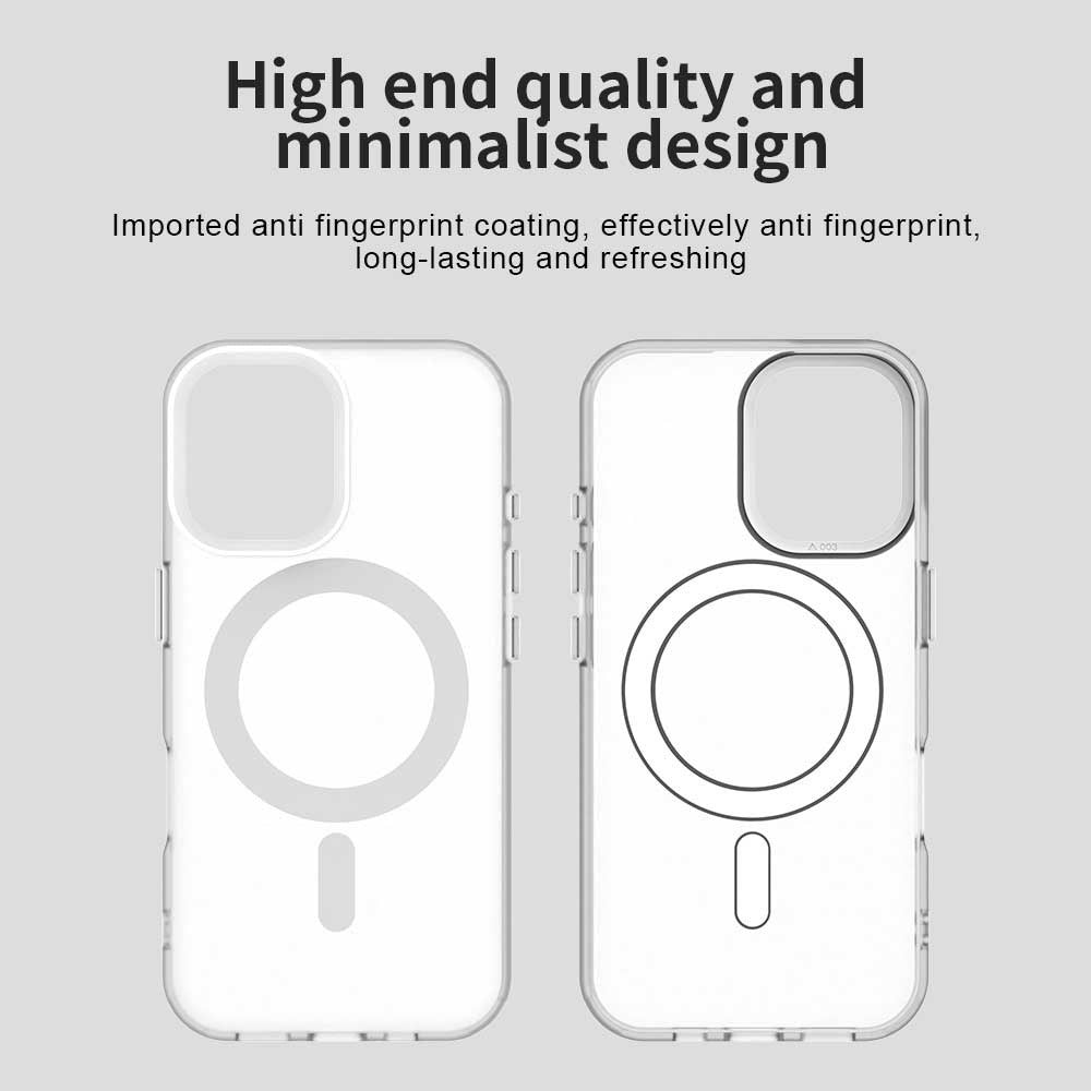 Husa MagSafe pentru Apple iPhone 17, Techsuit, CandyCase, Alba