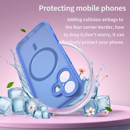 Husa MagSafe pentru Apple iPhone 17, Techsuit, HaloFrost II, Albastra