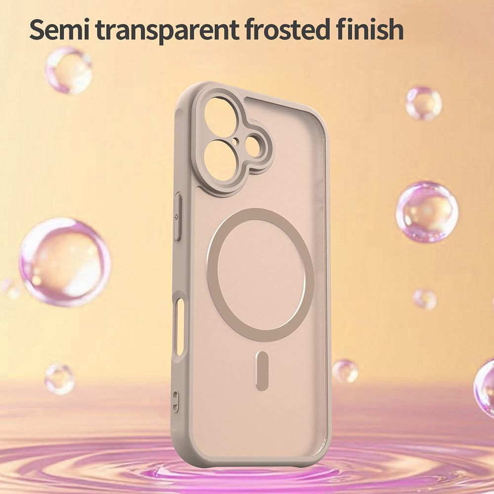 Husa MagSafe pentru Apple iPhone 17, Techsuit, HaloFrost II, Aurie
