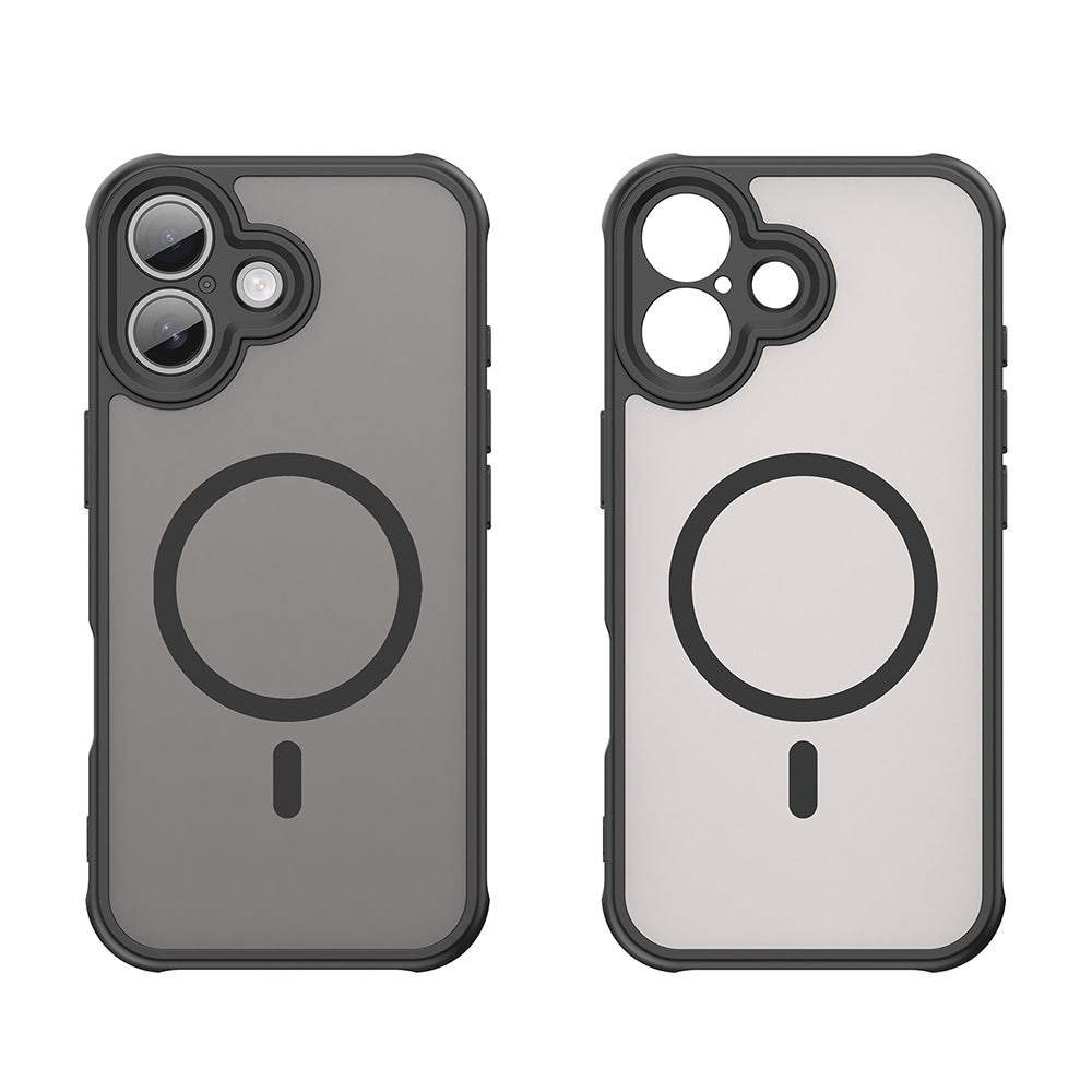 Husa MagSafe pentru Apple iPhone 17, Techsuit, HaloFrost II, Neagra