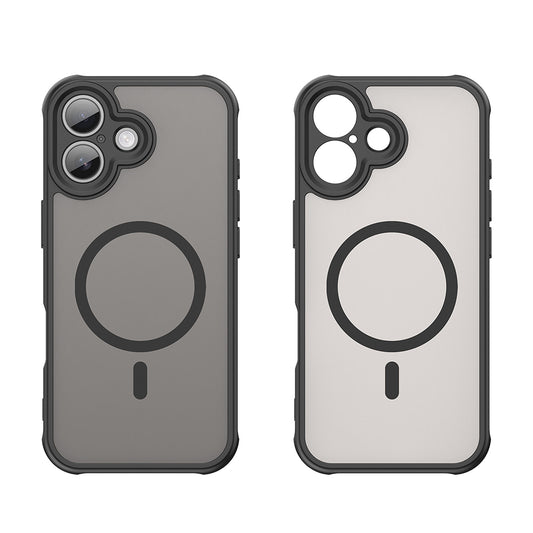 Husa MagSafe pentru Apple iPhone 17, Techsuit, HaloFrost II, Neagra