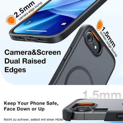 Husa MagSafe pentru Apple iPhone 17, Torras, Guardian, Transparenta