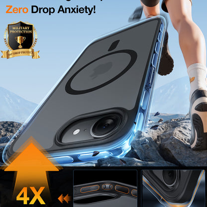 Husa MagSafe pentru Apple iPhone 17, Torras, Guardian, Transparenta