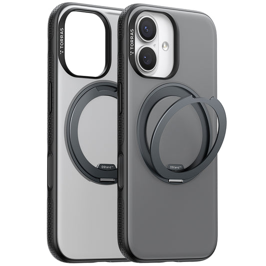 Husa MagSafe pentru Apple iPhone 17, Torras, Ostand R Fitness, Neagra