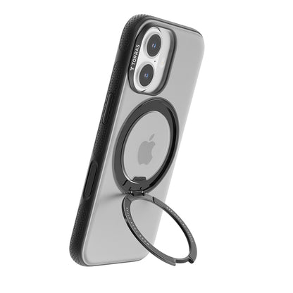 Husa MagSafe pentru Apple iPhone 17, Torras, Ostand R Fitness, Neagra