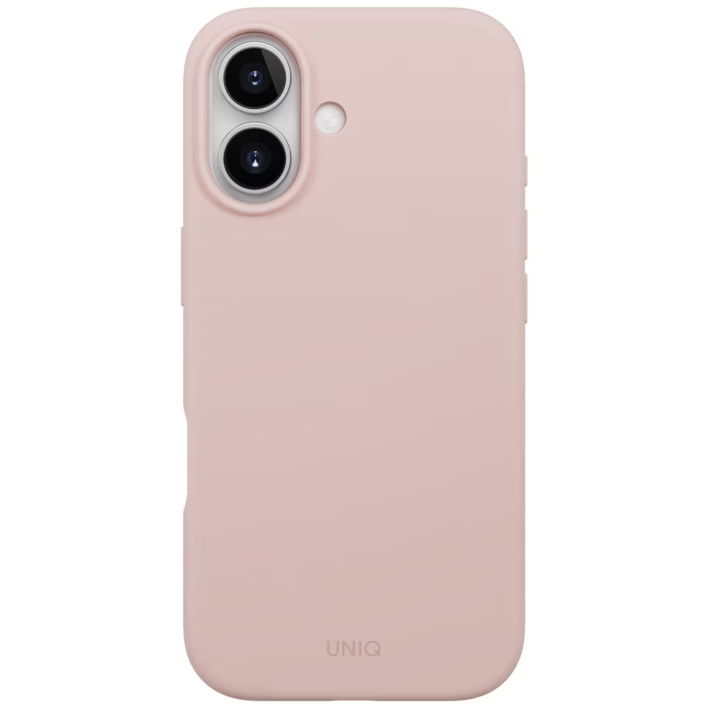 Husa MagSafe pentru Apple iPhone 17, UNIQ, Lino MagClick, Roz
