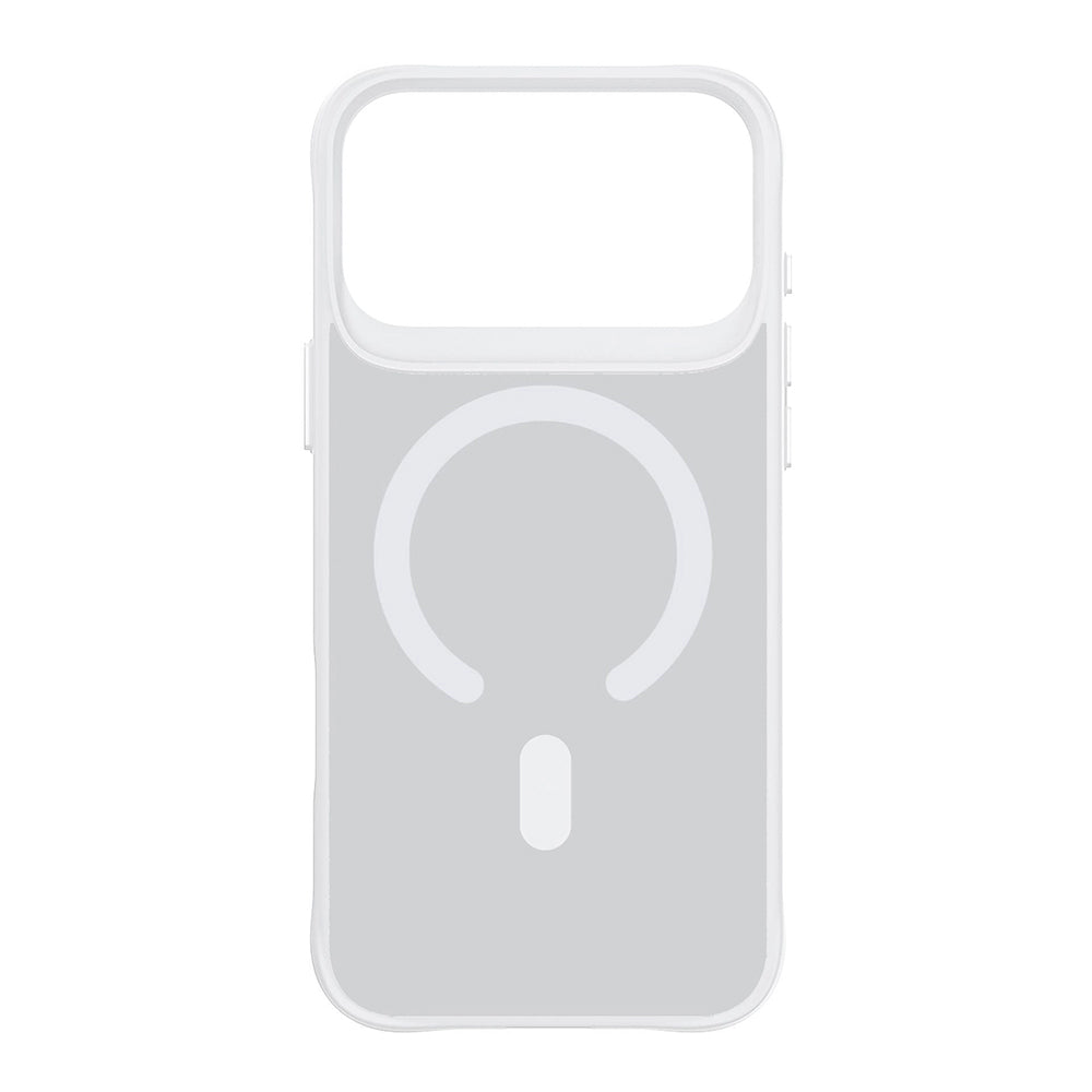 Husa MagSafe pentru Apple iPhone 18 Pro / 17 Pro, 3MK, Smoke MagCase, Alba