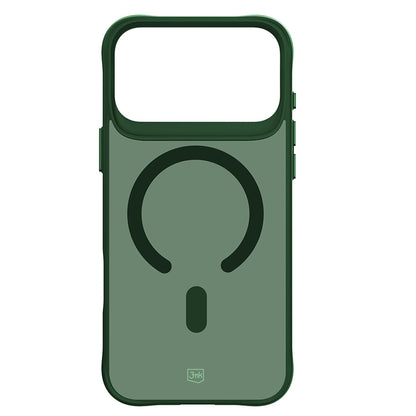Husa MagSafe pentru Apple iPhone 18 Pro / 17 Pro, 3MK, Smoke MagCase, Verde