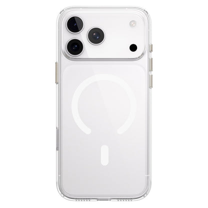 Husa MagSafe pentru Apple iPhone 18 Pro / 17 Pro, Blueo, Crystal+ Anti-Drop, Transparenta