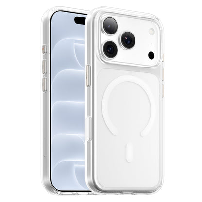 Husa MagSafe pentru Apple iPhone 18 Pro / 17 Pro, Blueo, Crystal Pro Anti-Drop, Transparenta