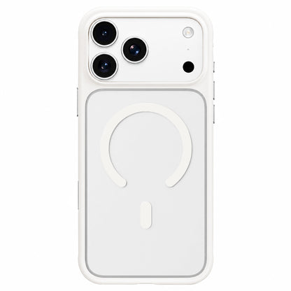 Husa MagSafe pentru Apple iPhone 18 Pro / 17 Pro, Blueo, Skin Friendly Anti-Drop, Alba Satinata