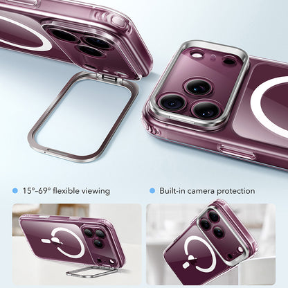Husa MagSafe pentru Apple iPhone 18 Pro / 17 Pro, ESR, Classic Hybrid Kickstand, Transparenta