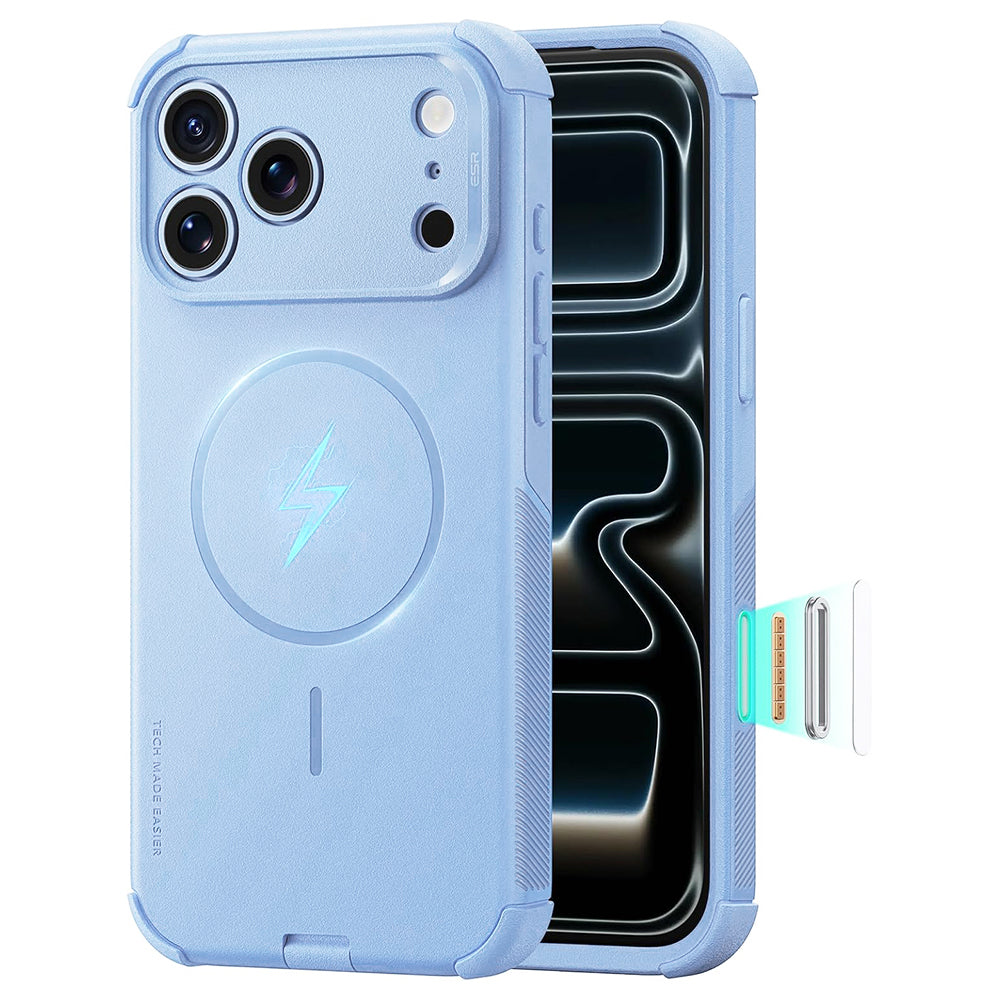 Husa MagSafe pentru Apple iPhone 18 Pro / 17 Pro, ESR, Cyber, Bleu