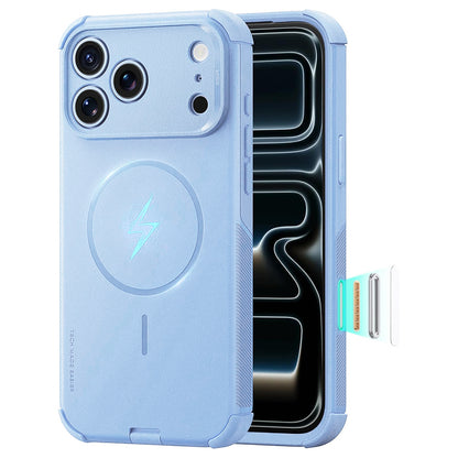 Husa MagSafe pentru Apple iPhone 18 Pro / 17 Pro, ESR, Cyber, Bleu