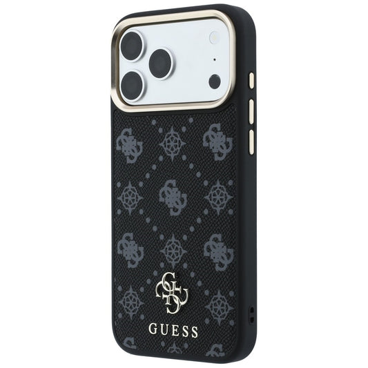 Husa MagSafe pentru Apple iPhone 18 Pro / 17 Pro, Guess, Peony 4G Small Logo, Neagra