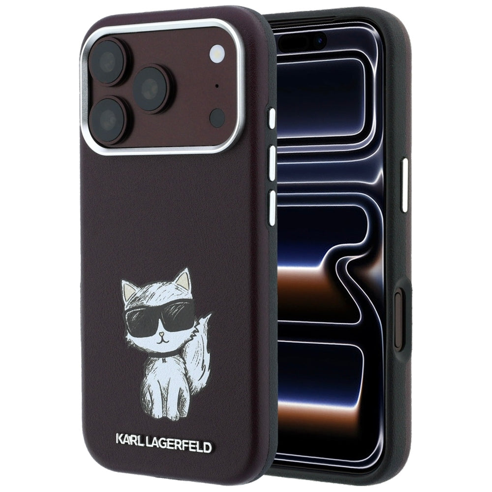 Husa MagSafe pentru Apple iPhone 18 Pro / 17 Pro, Karl Lagerfeld, Choupette Sketch, Visinie