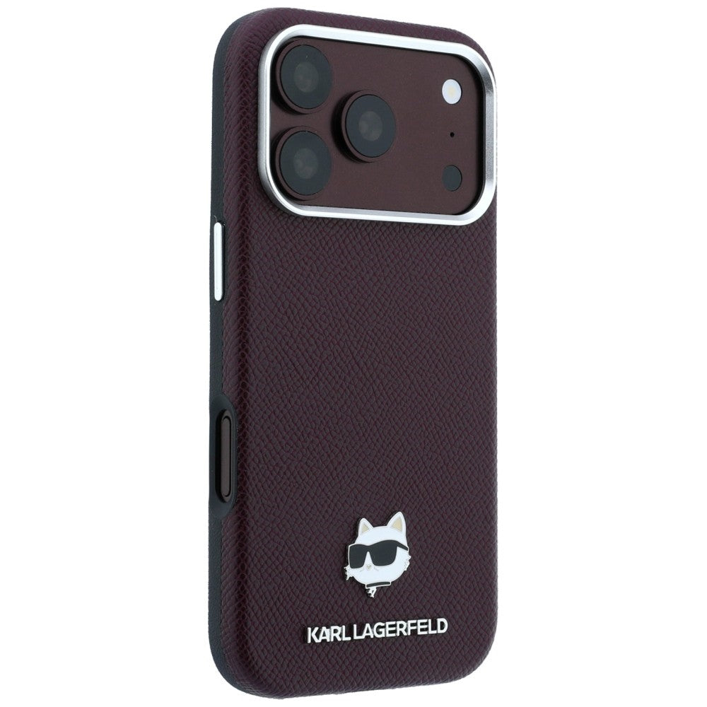 Husa MagSafe pentru Apple iPhone 18 Pro / 17 Pro, Karl Lagerfeld, Grained Choupette Head, Visinie