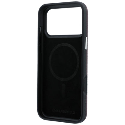 Husa MagSafe pentru Apple iPhone 18 Pro / 17 Pro, Karl Lagerfeld, Grained Elongated Logo, Visinie
