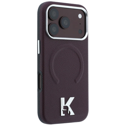 Husa MagSafe pentru Apple iPhone 18 Pro / 17 Pro, Karl Lagerfeld, Grained Embossed Ring , Visinie