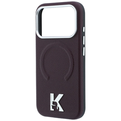 Husa MagSafe pentru Apple iPhone 18 Pro / 17 Pro, Karl Lagerfeld, Grained Embossed Ring , Visinie