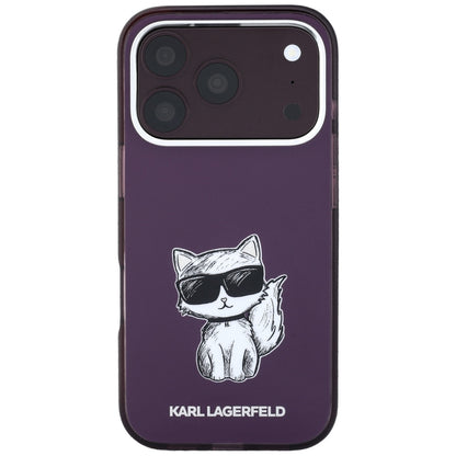 Husa MagSafe pentru Apple iPhone 18 Pro / 17 Pro, Karl Lagerfeld, HC IML Choupette Body Sketch Print, Visinie