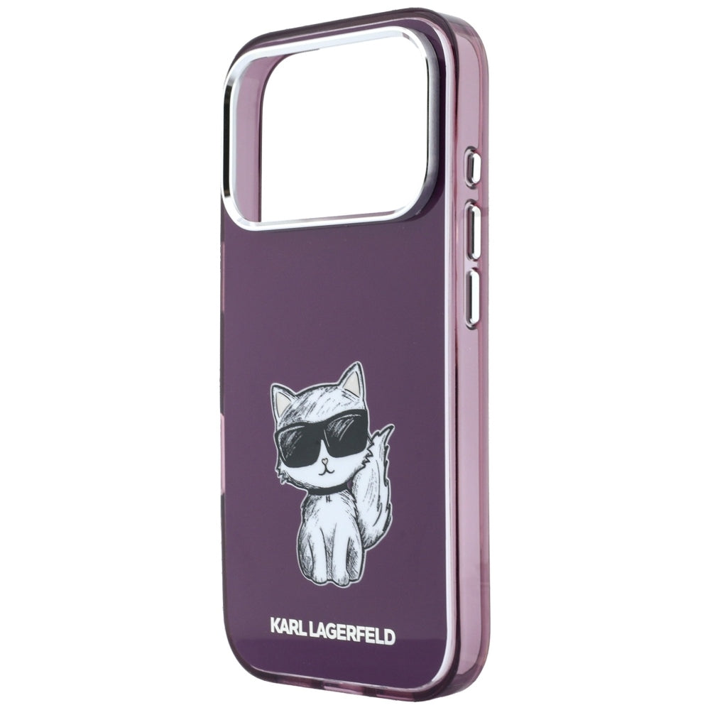 Husa MagSafe pentru Apple iPhone 18 Pro / 17 Pro, Karl Lagerfeld, HC IML Choupette Body Sketch Print, Visinie