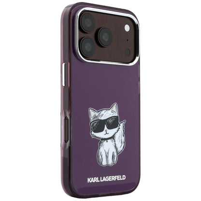 Husa MagSafe pentru Apple iPhone 18 Pro / 17 Pro, Karl Lagerfeld, HC IML Choupette Body Sketch Print, Visinie