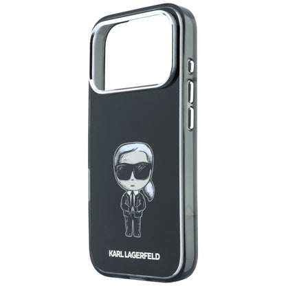 Husa MagSafe pentru Apple iPhone 18 Pro / 17 Pro, Karl Lagerfeld, HC IML Ikonik Sketch Print, Neagra