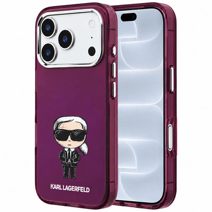 Husa MagSafe pentru Apple iPhone 18 Pro / 17 Pro, Karl Lagerfeld, HC IML Ikonik Sketch Print, Visinie