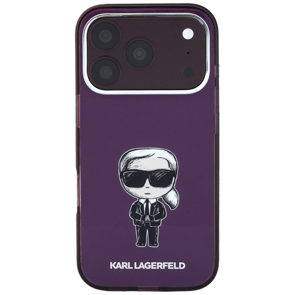 Husa MagSafe pentru Apple iPhone 18 Pro / 17 Pro, Karl Lagerfeld, HC IML Ikonik Sketch Print, Visinie