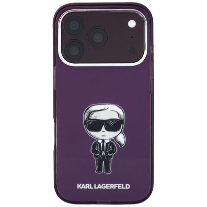 Husa MagSafe pentru Apple iPhone 18 Pro / 17 Pro, Karl Lagerfeld, HC IML Ikonik Sketch Print, Visinie