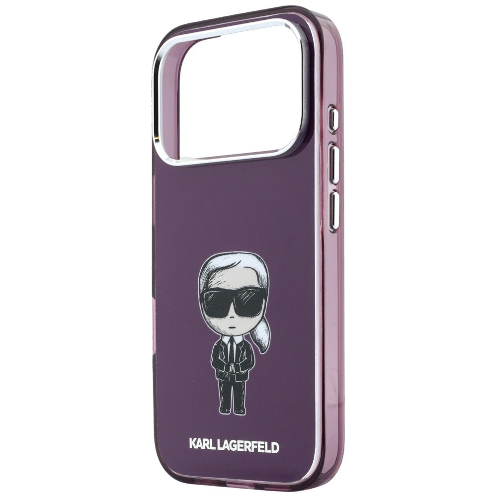 Husa MagSafe pentru Apple iPhone 18 Pro / 17 Pro, Karl Lagerfeld, HC IML Ikonik Sketch Print, Visinie