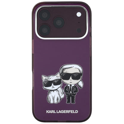 Husa MagSafe pentru Apple iPhone 18 Pro / 17 Pro, Karl Lagerfeld, IML KC Bodies Sketch Print, Visinie