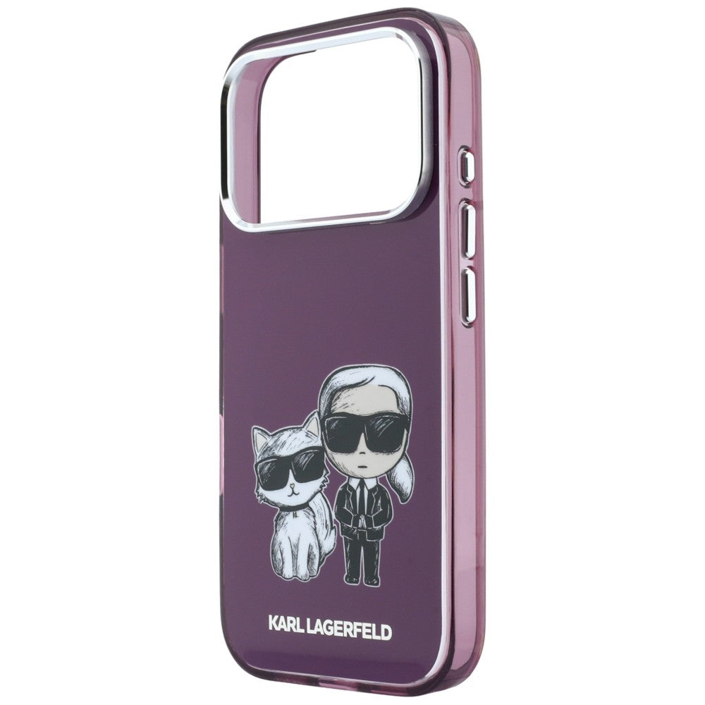 Husa MagSafe pentru Apple iPhone 18 Pro / 17 Pro, Karl Lagerfeld, IML KC Bodies Sketch Print, Visinie