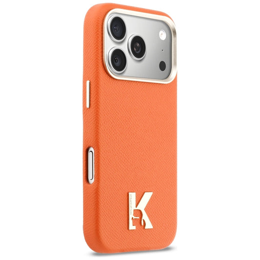 Husa MagSafe pentru Apple iPhone 18 Pro / 17 Pro, Karl Lagerfeld, Karl's Head Logo, Portocalie