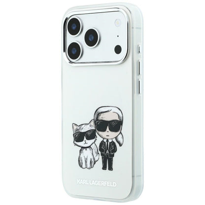 Husa MagSafe pentru Apple iPhone 18 Pro / 17 Pro, Karl Lagerfeld, KC Bodies Sketch, Bej