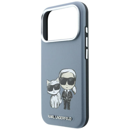 Husa MagSafe pentru Apple iPhone 18 Pro / 17 Pro, Karl Lagerfeld, KC Bodies Sketch, Bleu