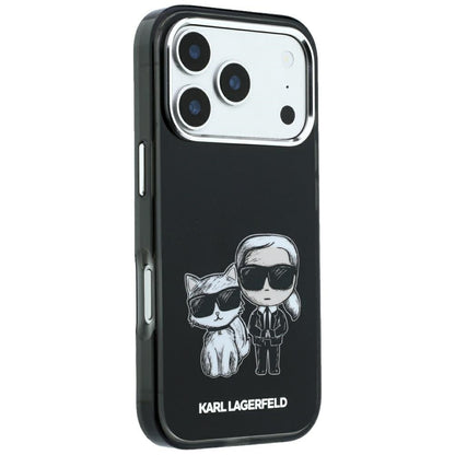 Husa MagSafe pentru Apple iPhone 18 Pro / 17 Pro, Karl Lagerfeld, KC Bodies Sketch, Neagra