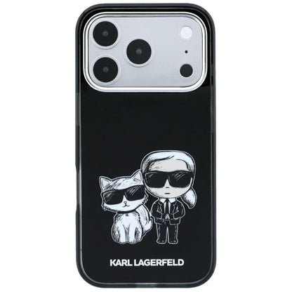 Husa MagSafe pentru Apple iPhone 18 Pro / 17 Pro, Karl Lagerfeld, KC Bodies Sketch, Neagra