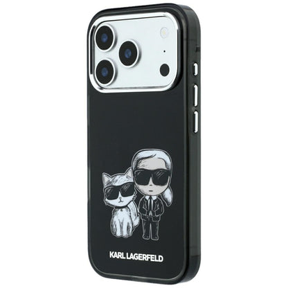 Husa MagSafe pentru Apple iPhone 18 Pro / 17 Pro, Karl Lagerfeld, KC Bodies Sketch, Neagra