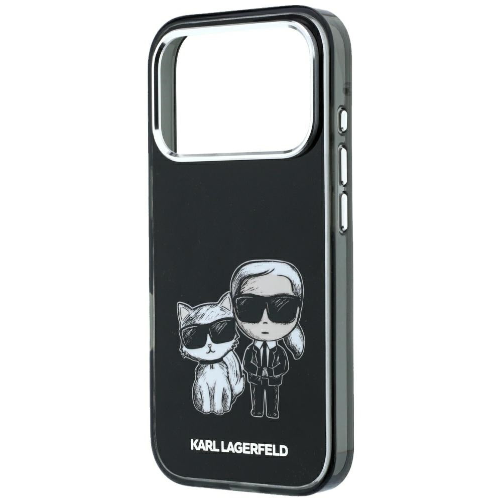 Husa MagSafe pentru Apple iPhone 18 Pro / 17 Pro, Karl Lagerfeld, KC Bodies Sketch, Neagra