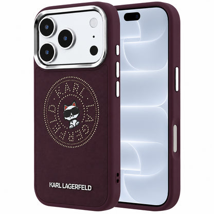 Husa MagSafe pentru Apple iPhone 18 Pro / 17 Pro, Karl Lagerfeld, Point and Choupette Sketch, Visinie