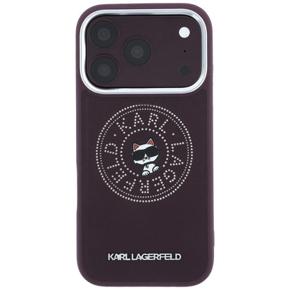 Husa MagSafe pentru Apple iPhone 18 Pro / 17 Pro, Karl Lagerfeld, Point and Choupette Sketch, Visinie