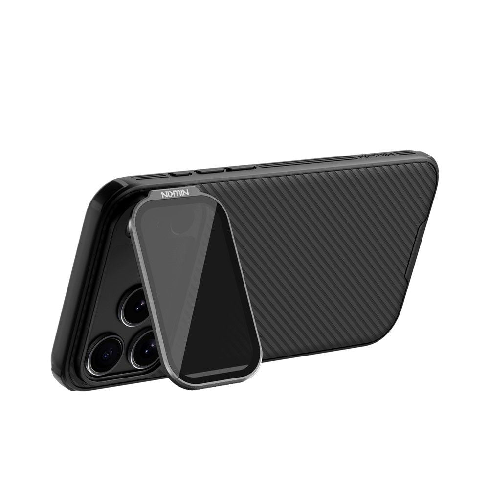 Husa MagSafe pentru Apple iPhone 18 Pro / 17 Pro, Nillkin, CamShield Prop, Neagra