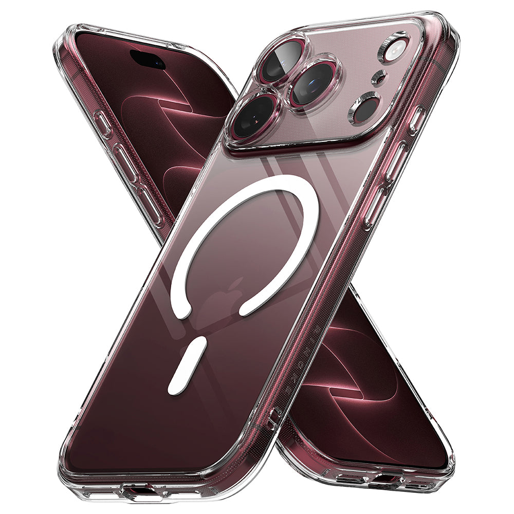 Husa MagSafe pentru Apple iPhone 18 Pro / 17 Pro, Ringke, Fusion, Transparenta